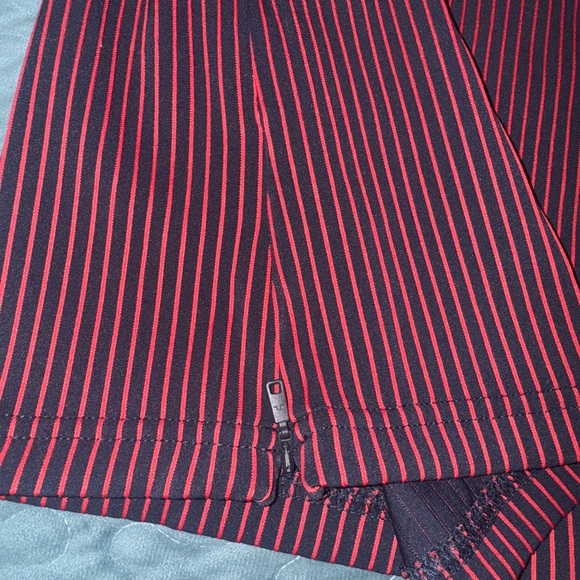 J.Lindeberg Red and Black Striped Shirt - Picture 4 of 8